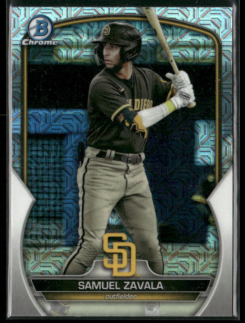 Samuel Zavala 2023 Bowman Chrome Prospects Mojo Refractor #BCP-241 San Padres