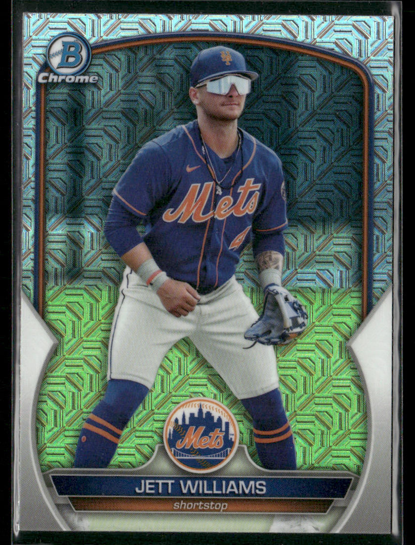 Jett Williams 2023 Bowman Chrome Prospects Mojo Refractor #BCP-216 New York Mets