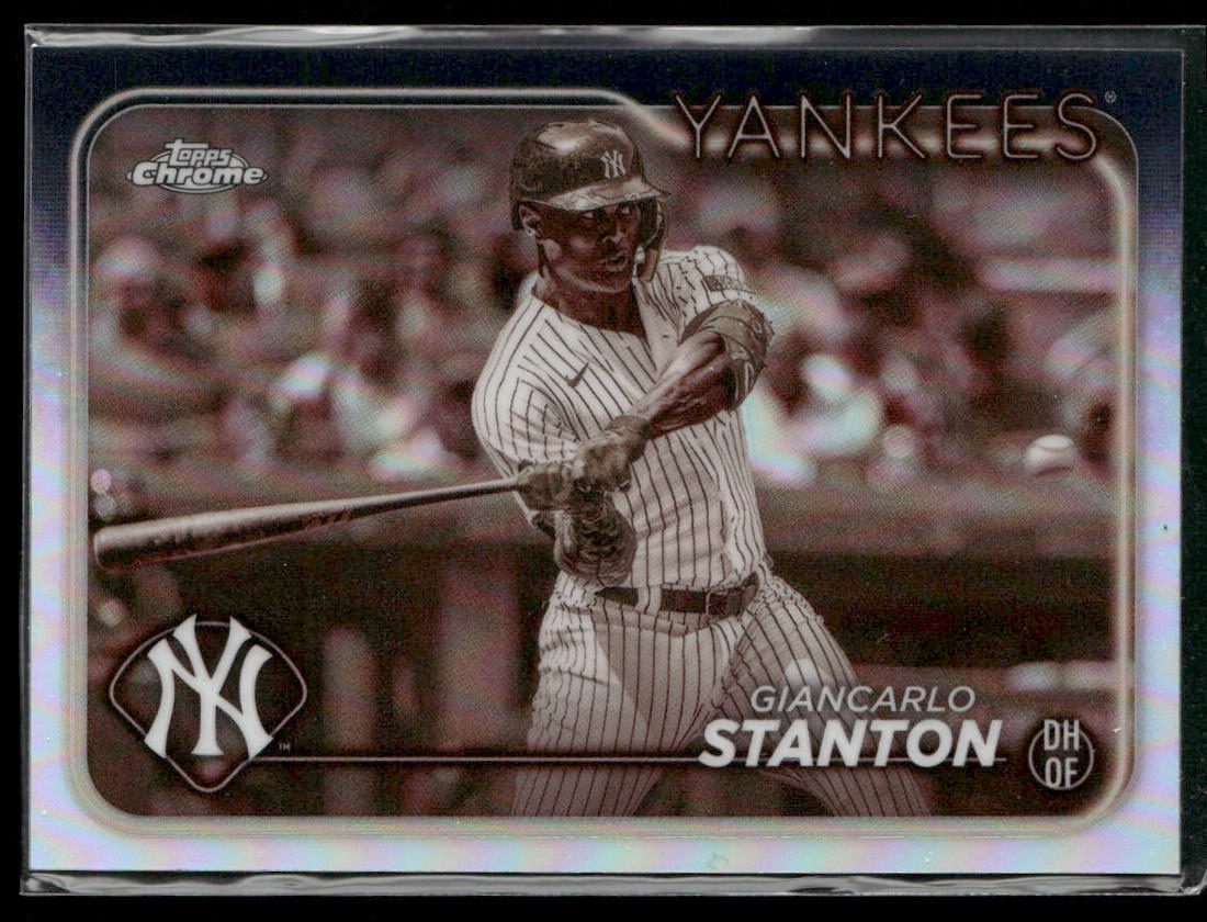 Giancarlo Stanton 2024 Topps Chrome Sepia Refractors #275 New York Yankees