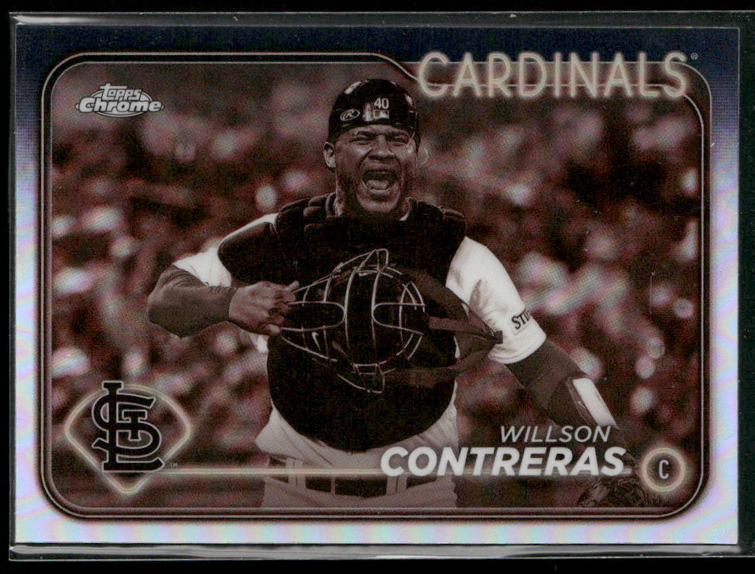 Willson Contreras 2024 Topps Chrome Sepia Refractors #234 St. Louis Cardinals
