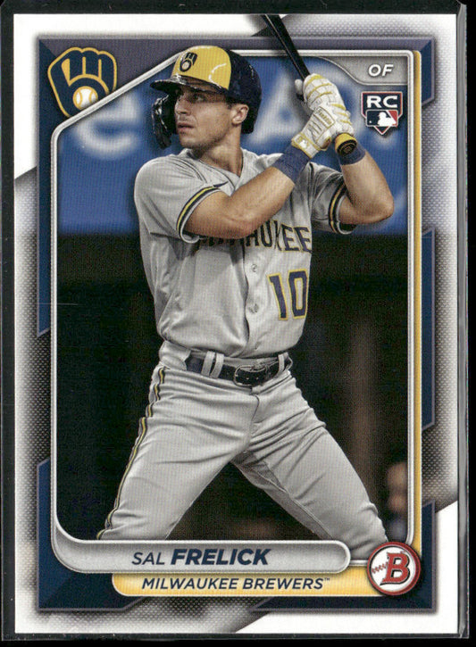 Sal Frelick 2024 Bowman #39 RC Milwaukee Brewers