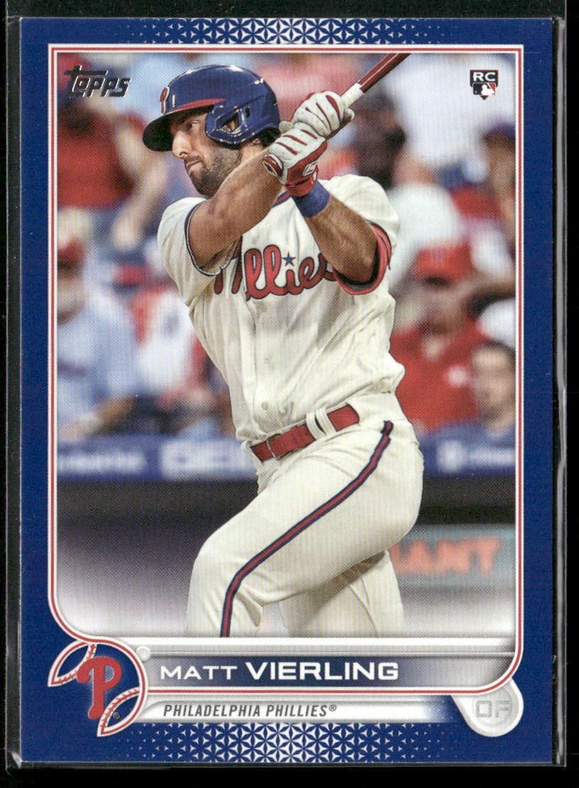 Matt Vierling 2022 Topps #316 Philadelphia Phillies