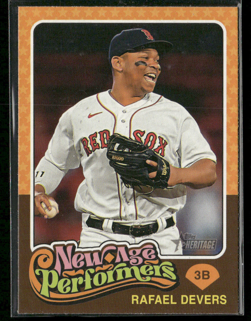 Rafael Devers 2024 Topps Heritage New Age Performers #NAP-19 Boston Red Sox