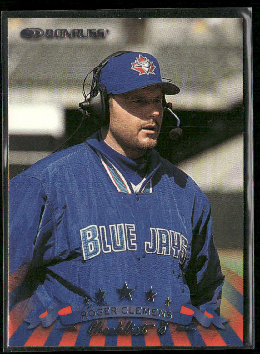 Roger Clemens 1998 Donruss #418 Toronto Blue Jays