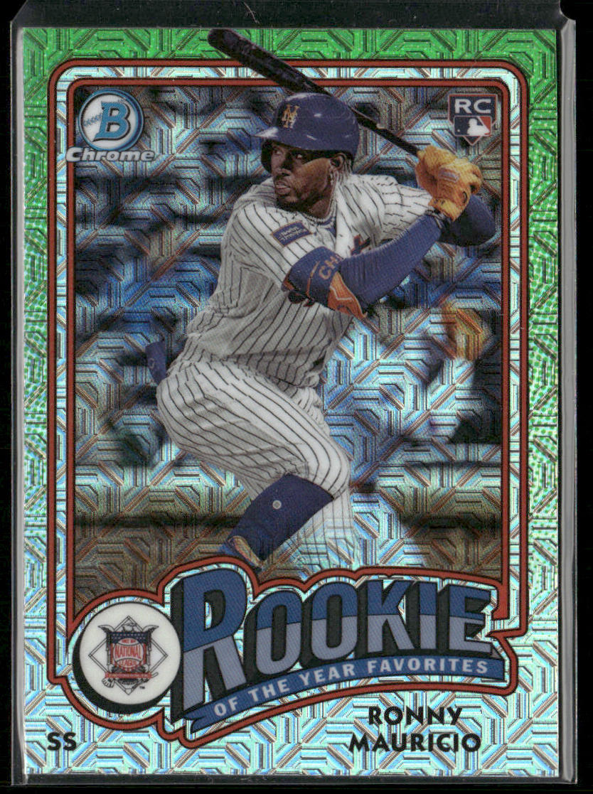 Ronny Mauricio 2024 Bowman Rookie of the Year Favorites Mojo Refractors #ROY-1
