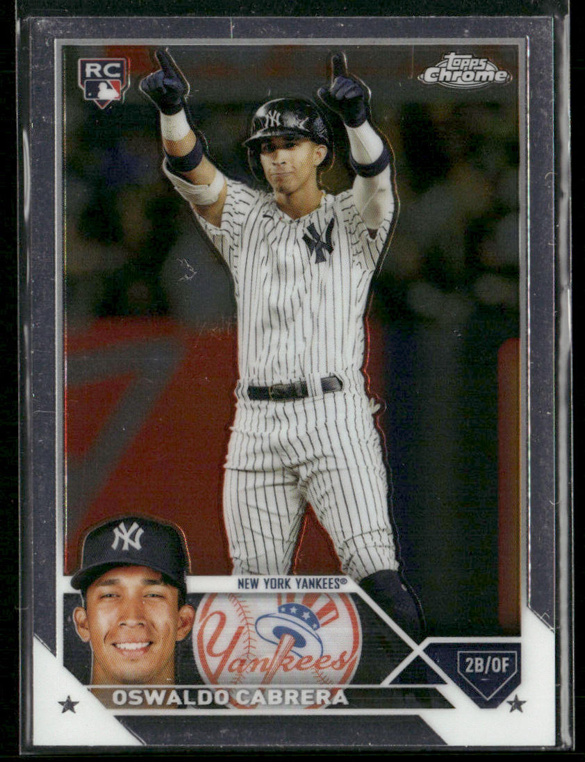 Oswaldo Cabrera 2023 Topps Chrome Refractors #69 New York Yankees