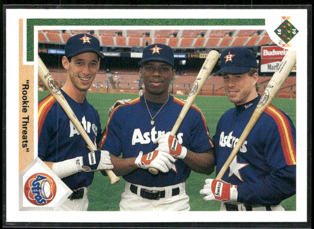 Rookie Threats (Jeff Bagwell / Gonzalez / Rhodes) 1991 Upper Deck #702c