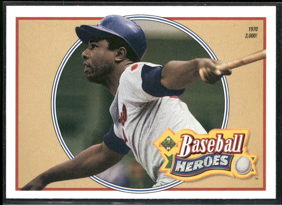 Hank Aaron 1991 Upper Deck Baseball Heroes: Hank Aaron #22 Atlanta Braves
