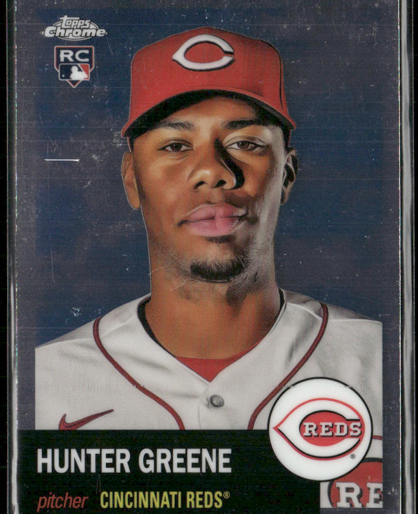 Hunter Greene 2022 Topps Chrome Platinum Anniversary #77 RC Cincinnati Reds