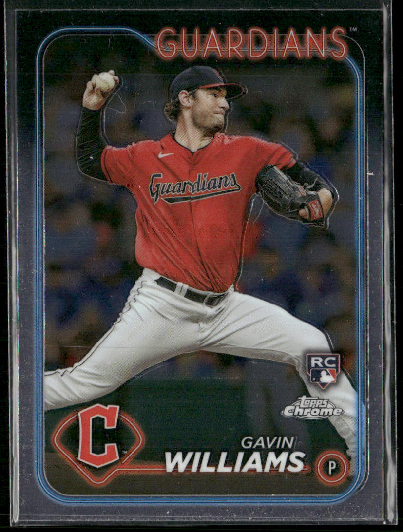 Gavin Williams 2024 Topps Chrome #15 RC Cleveland Guardians