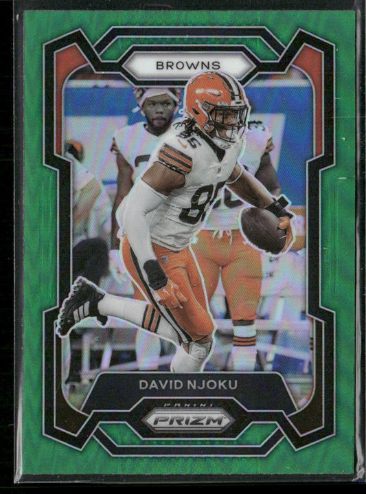 David Njoku 2023 Panini Prizm Green #70 Cleveland Browns