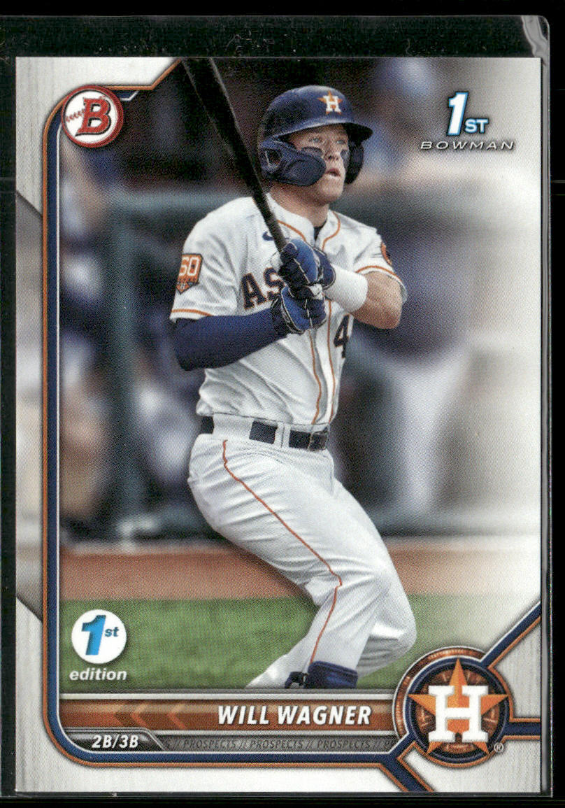 Will Wagner 2022 Bowman 1st Edition #BPPF-105 Houston Astros