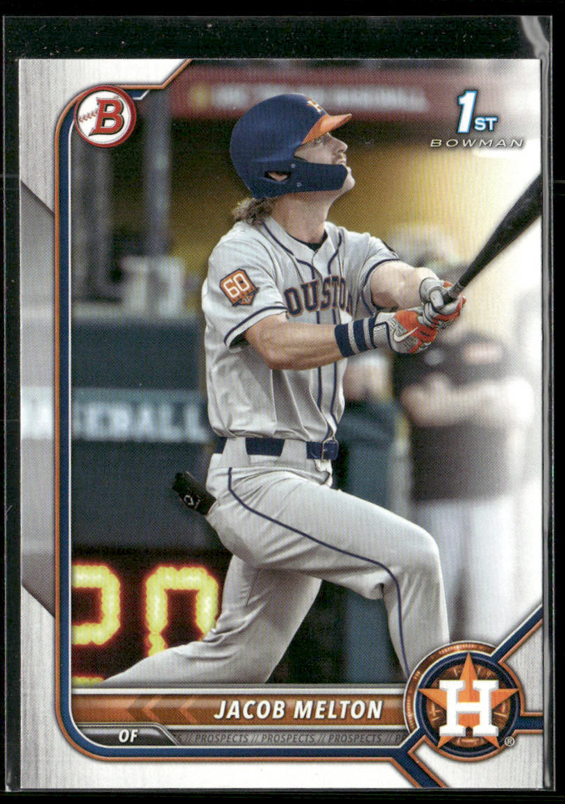 Jacob Melton 2022 Bowman Draft #BD-135 Houston Astros