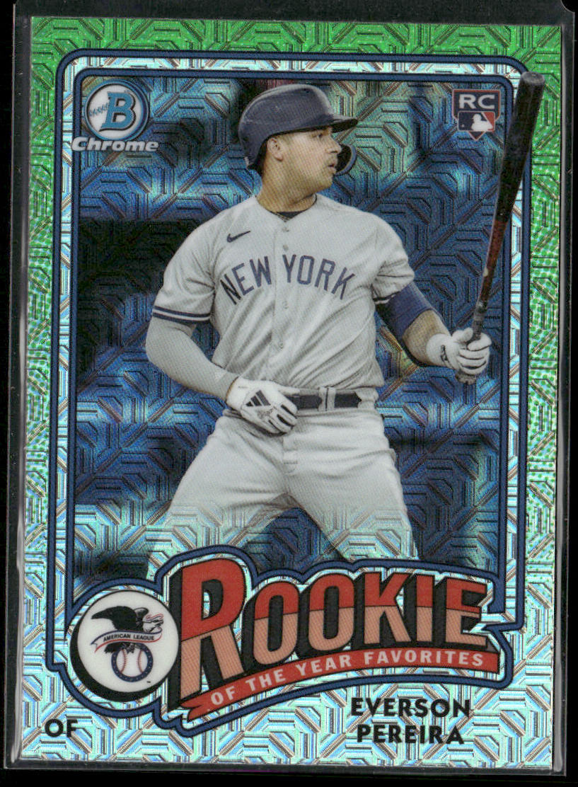 Everson Pereira 2024 Bowman Rookie of the Year Favorites Mojo Refractors #ROY-15