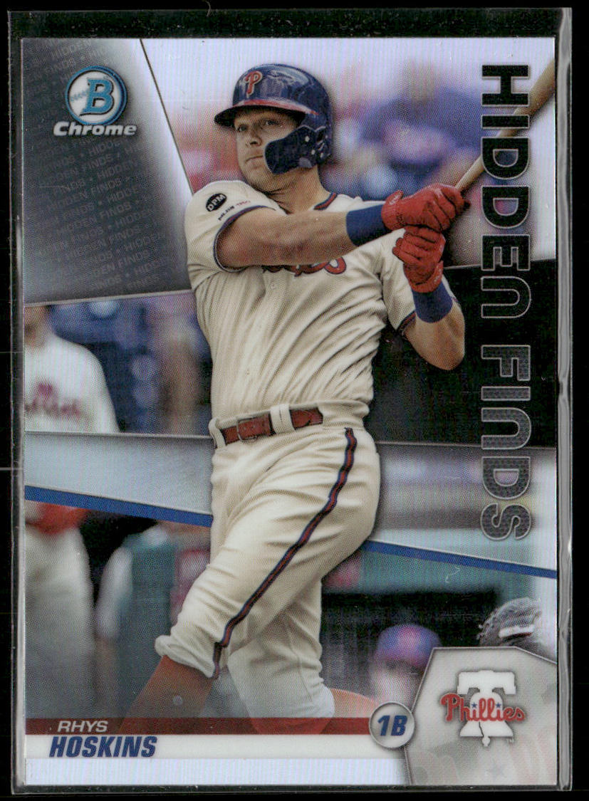 Rhys Hoskins 2020 Bowman Chrome Hidden Finds #HF-RH Philadelphia Phillies