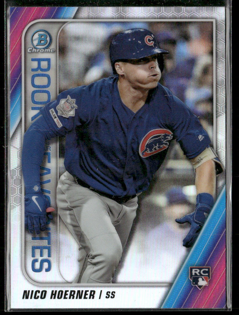 Nico Hoerner 2020 Bowman Chrome Rookie of the Year Favorites #ROYF-NH Cubs