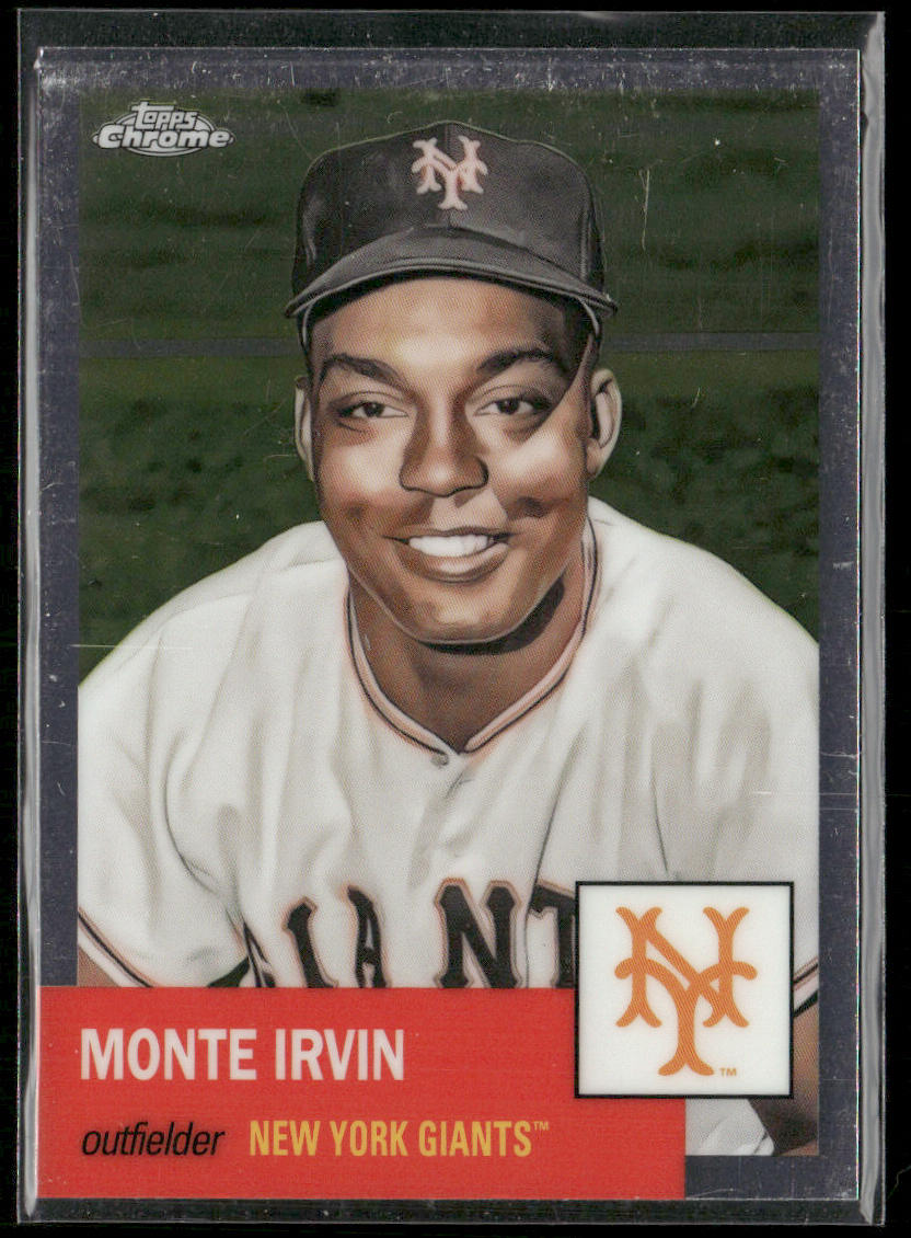 Monte Irvin 2022 Topps Chrome Platinum Anniversary #34 New York Giants