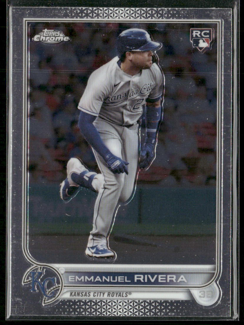 Emmanuel Rivera 2022 Topps Chrome Sonic #164 RC Kansas City Royals
