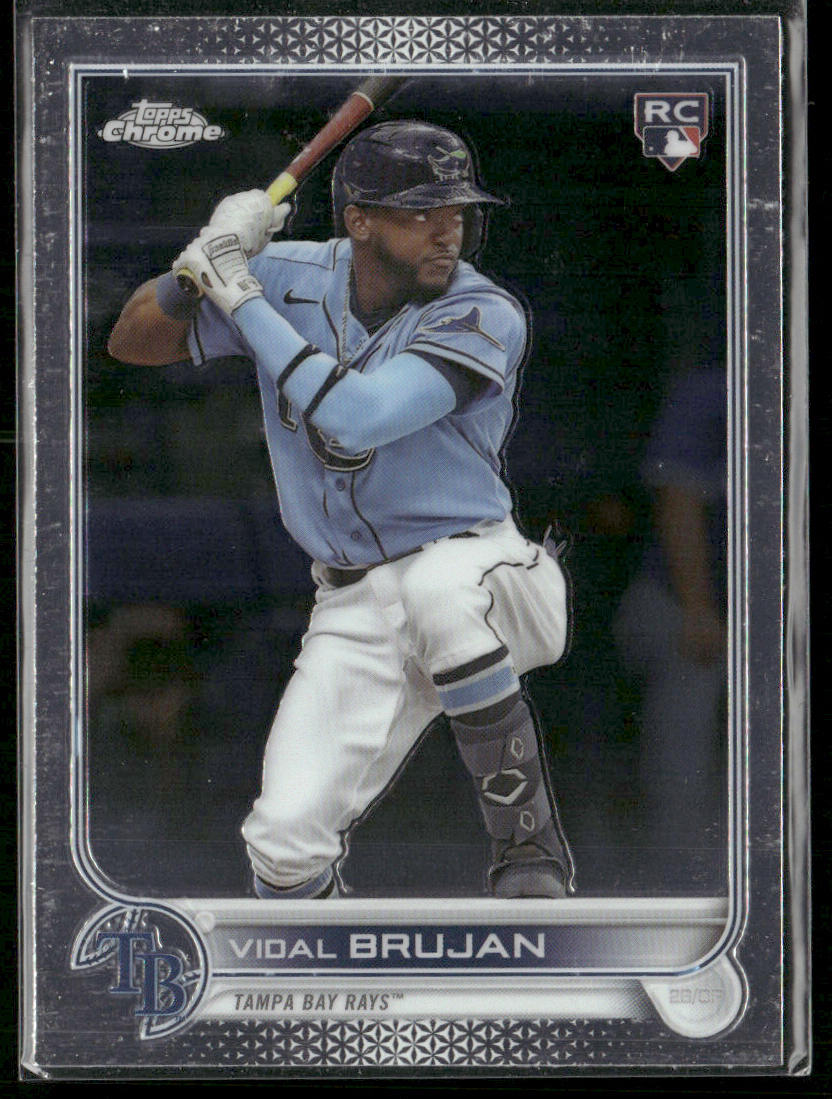 Vidal Brujan 2022 Topps Chrome Sonic #134 RC Tampa Bay Rays