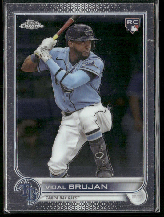 Vidal Brujan 2022 Topps Chrome Sonic #134 RC Tampa Bay Rays