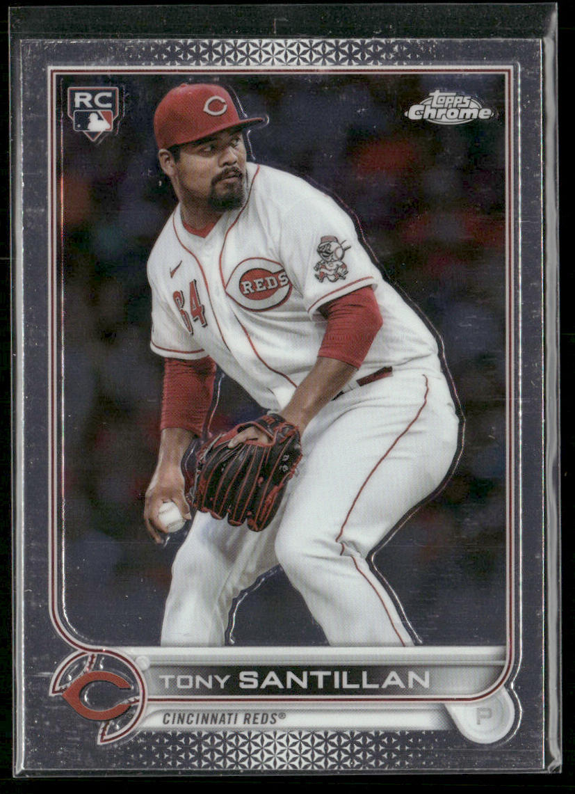 Tony Santillan 2022 Topps Chrome #193 RC Cincinnati Reds