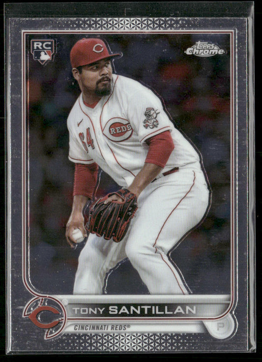 Tony Santillan 2022 Topps Chrome #193 RC Cincinnati Reds