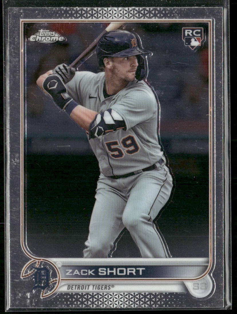 Zack Short 2022 Topps Chrome #86 RC Detroit Tigers
