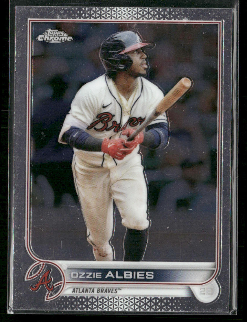 Ozzie Albies 2022 Topps Chrome #205 Atlanta Braves