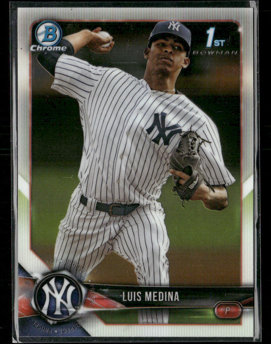 Luis Medina 2018 Bowman Chrome Prospects #BCP161 New York Yankees