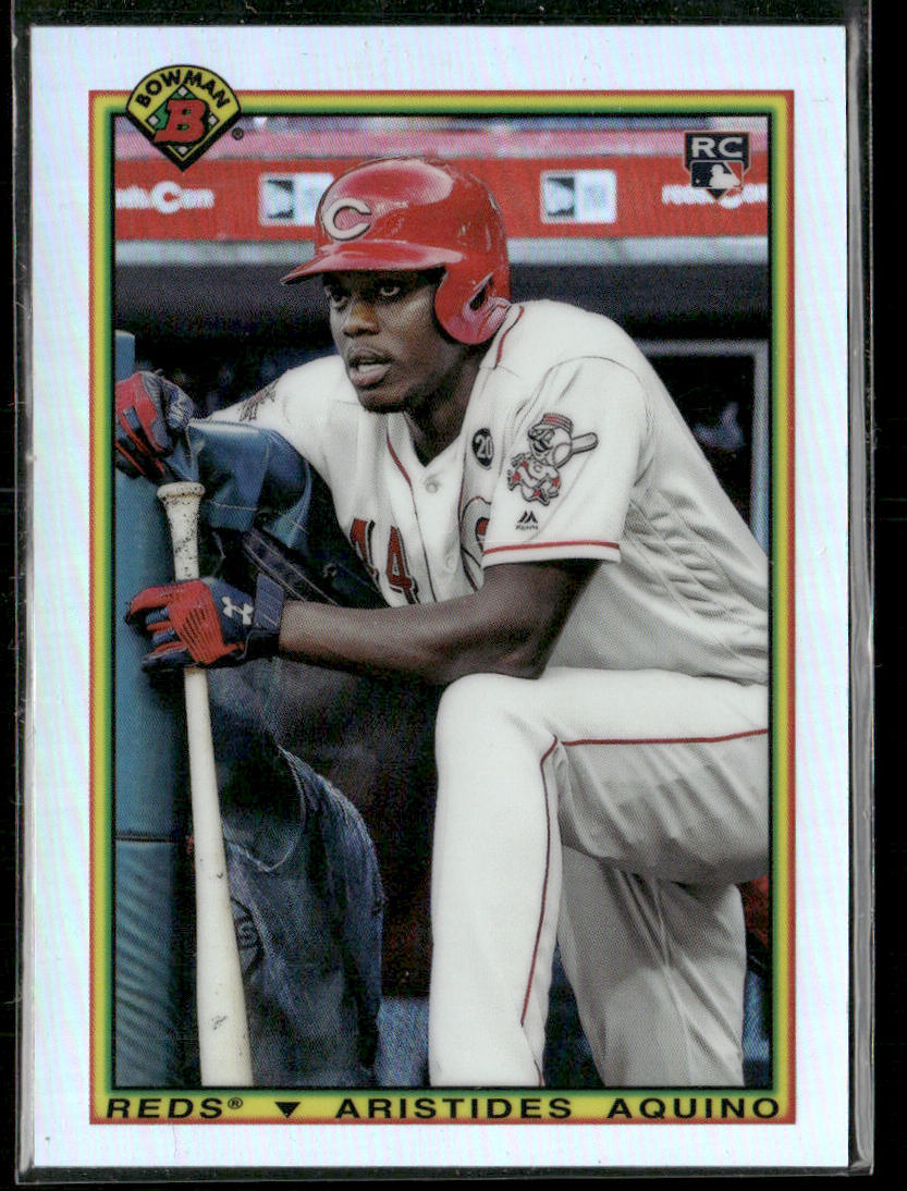 Aristides Aquino 2020 Bowman 1990 Bowman #90B-AA Cincinnati Reds