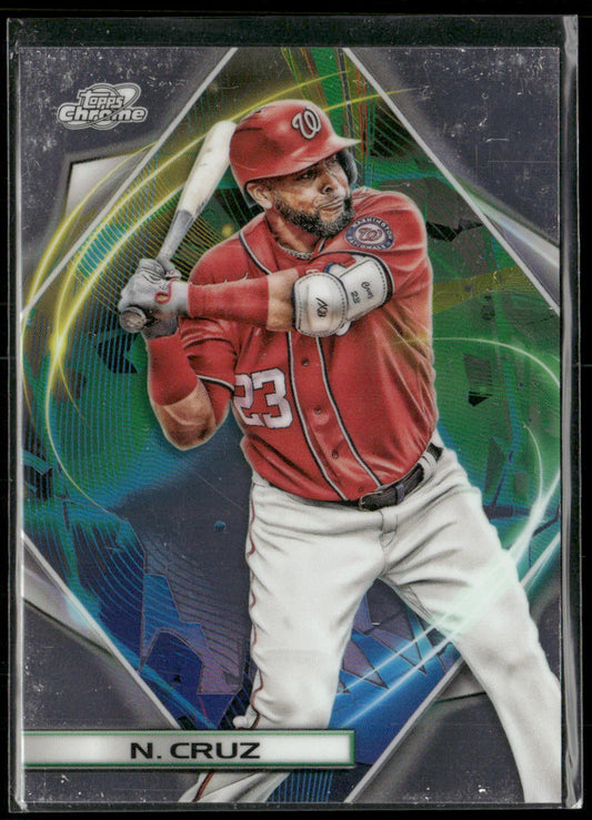 Nelson Cruz 2022 Topps Chrome Cosmic #7 Washington Nationals