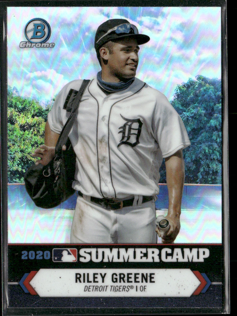 Riley Greene 2021 Bowman Chrome 2020 Summer Camp #SC-5 Detroit Tigers