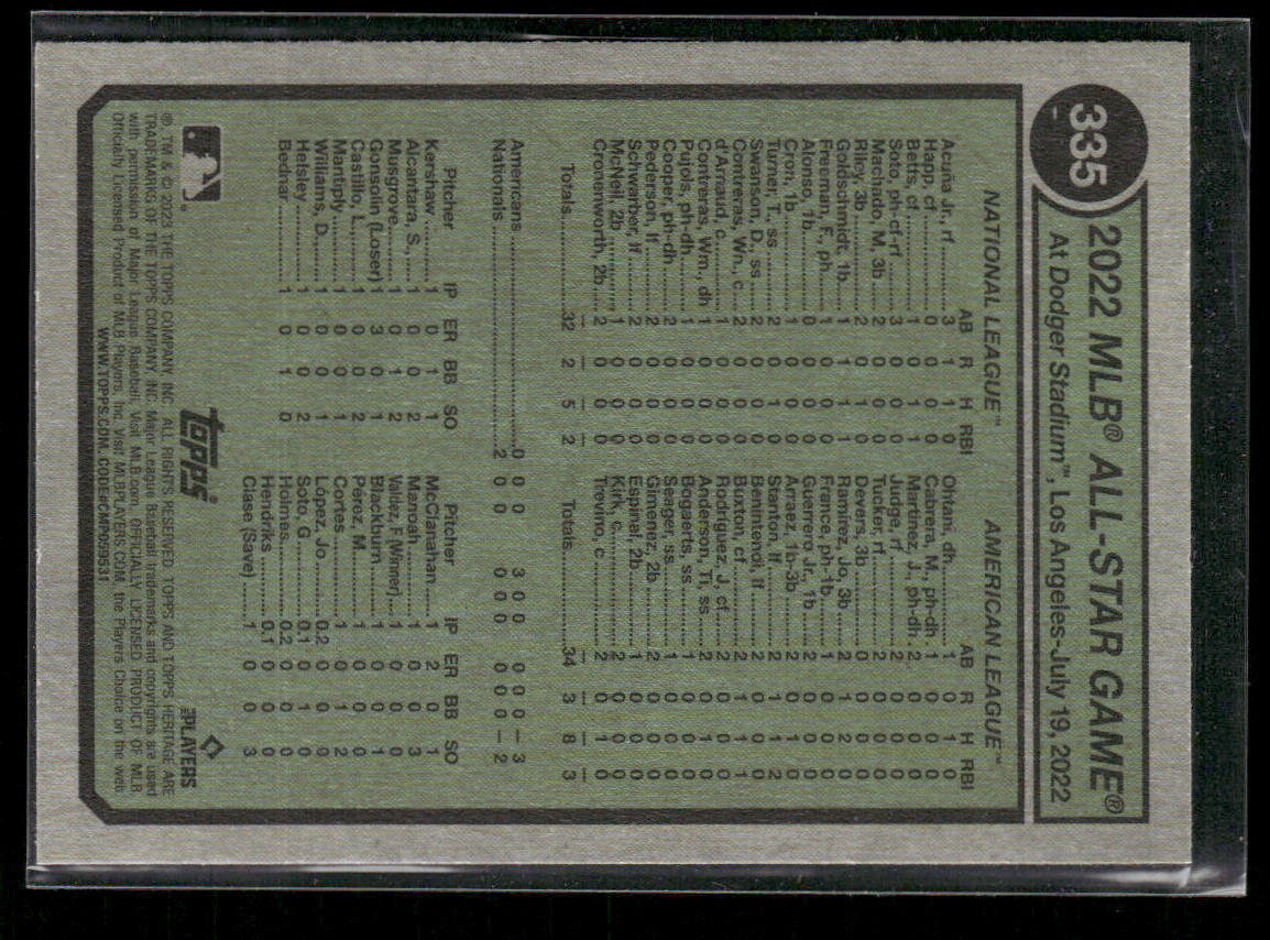 Mookie Betts / Byron Buxton 2023 Topps Heritage #338