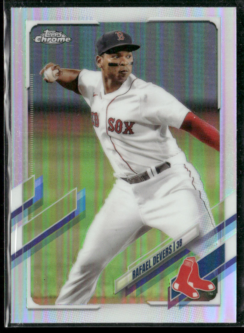 Rafael Devers 2021 Topps Chrome Refractor #94 Boston Red Sox