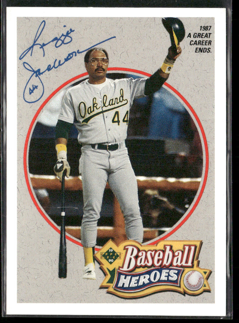 Reggie Jackson 1990 Upper Deck Baseball Heroes: Reggie Jackson #8 Athletics