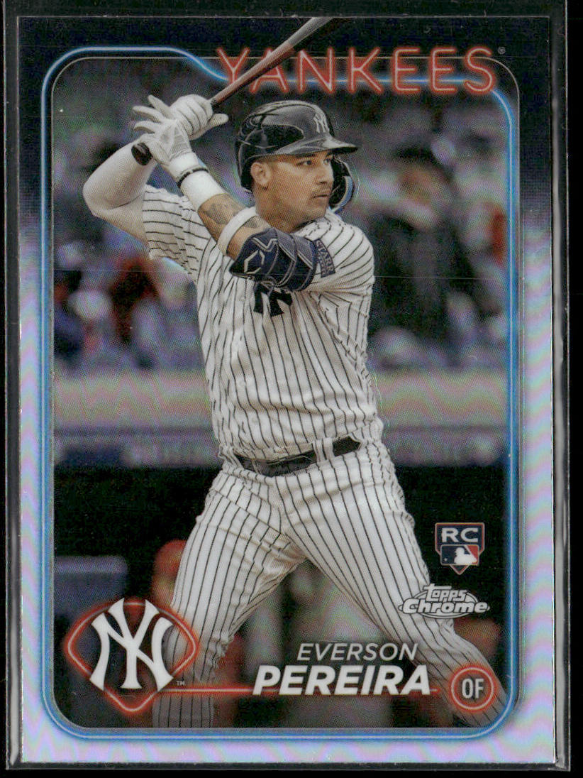 Everson Pereira 2024 Topps Chrome #238 RC New York Yankees
