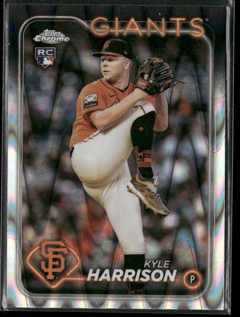 Kyle Harrison 2024 Topps Chrome Raywave Refractors #191 RC San Francisco Giants