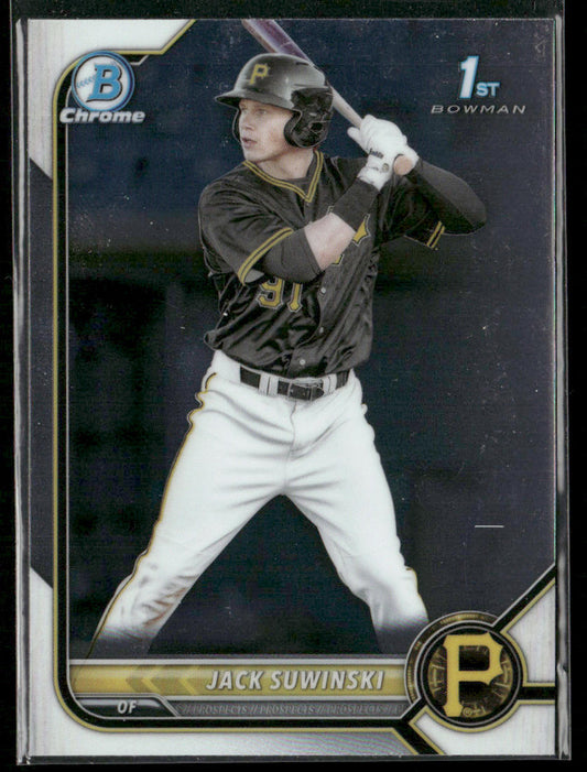 Jack Suwinski 2022 Bowman Chrome Prospects #BCP-84 Pittsburgh Pirates