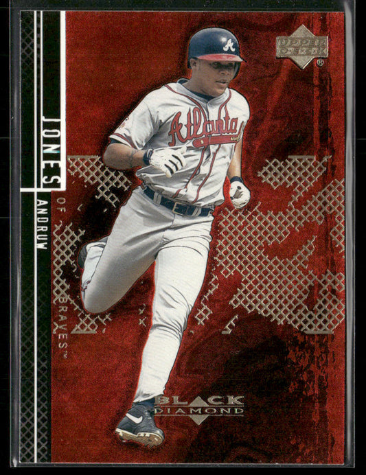 Andruw Jones 2000 Upper Deck Black Diamond Rookie Edition #49 Atlanta Braves