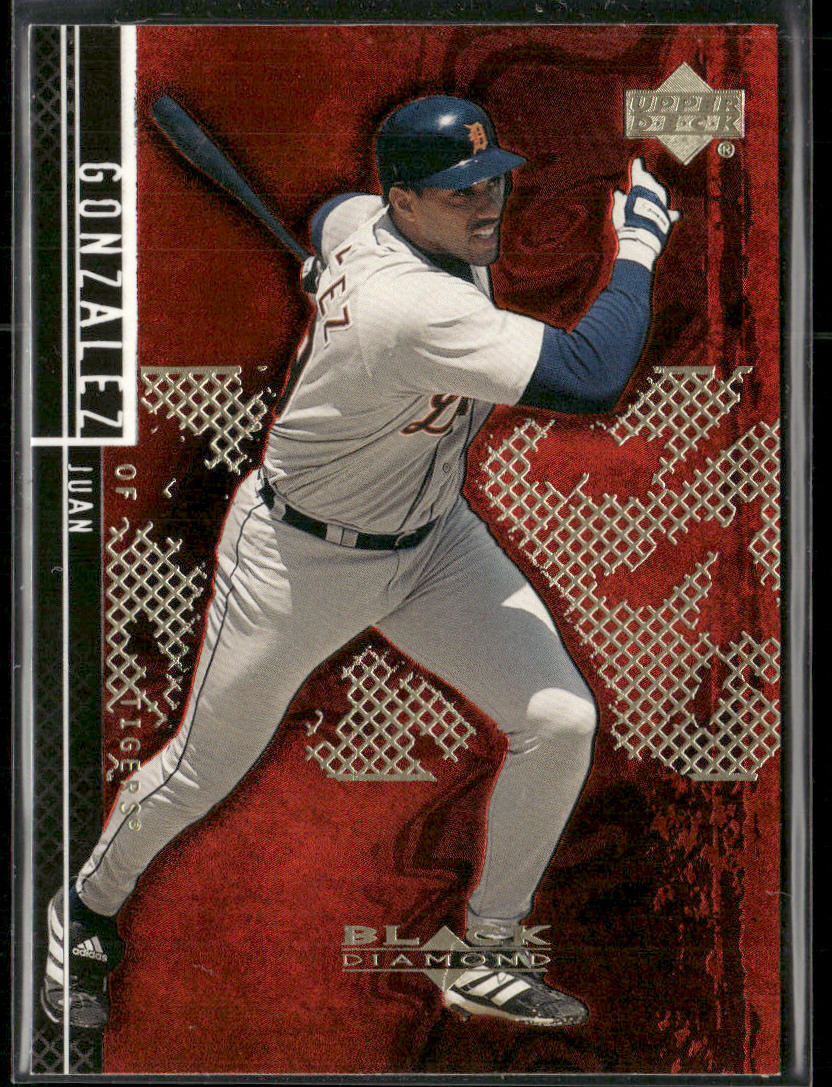 Juan Gonzalez 2000 Upper Deck Black Diamond Rookie Edition #29 Detroit Tigers