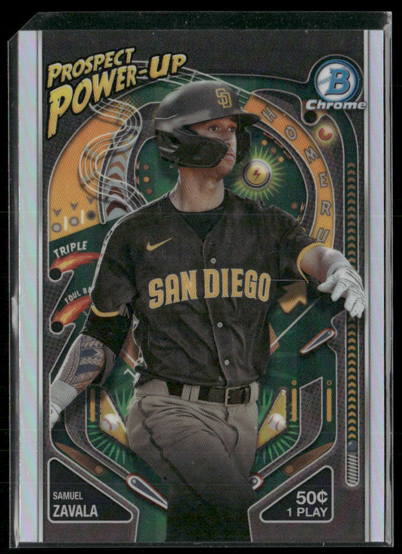 Samuel Zavala 2024 Bowman Prospect Power-Up #PP-2 San Diego Padres