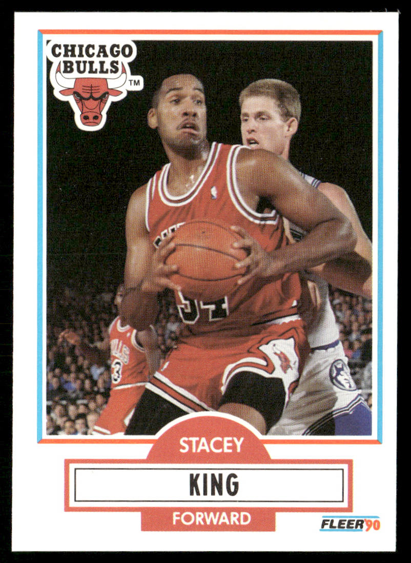 Stacey King 1990-91 Fleer #27 RC Chicago Bulls