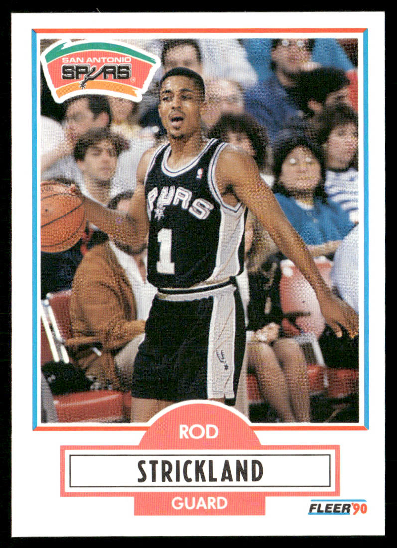 Rod Strickland 1990-91 Fleer #173 San Antonio Spurs
