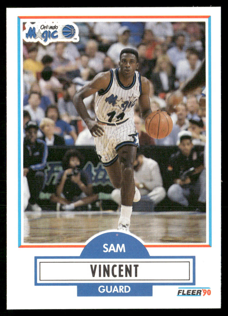 Sam Vincent 1990-91 Fleer #137 Orlando Magic