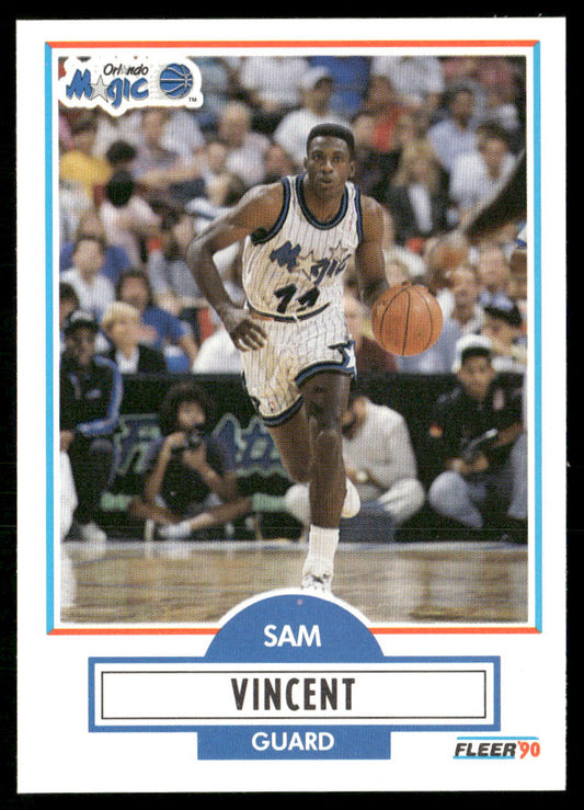 Sam Vincent 1990-91 Fleer #137 Orlando Magic