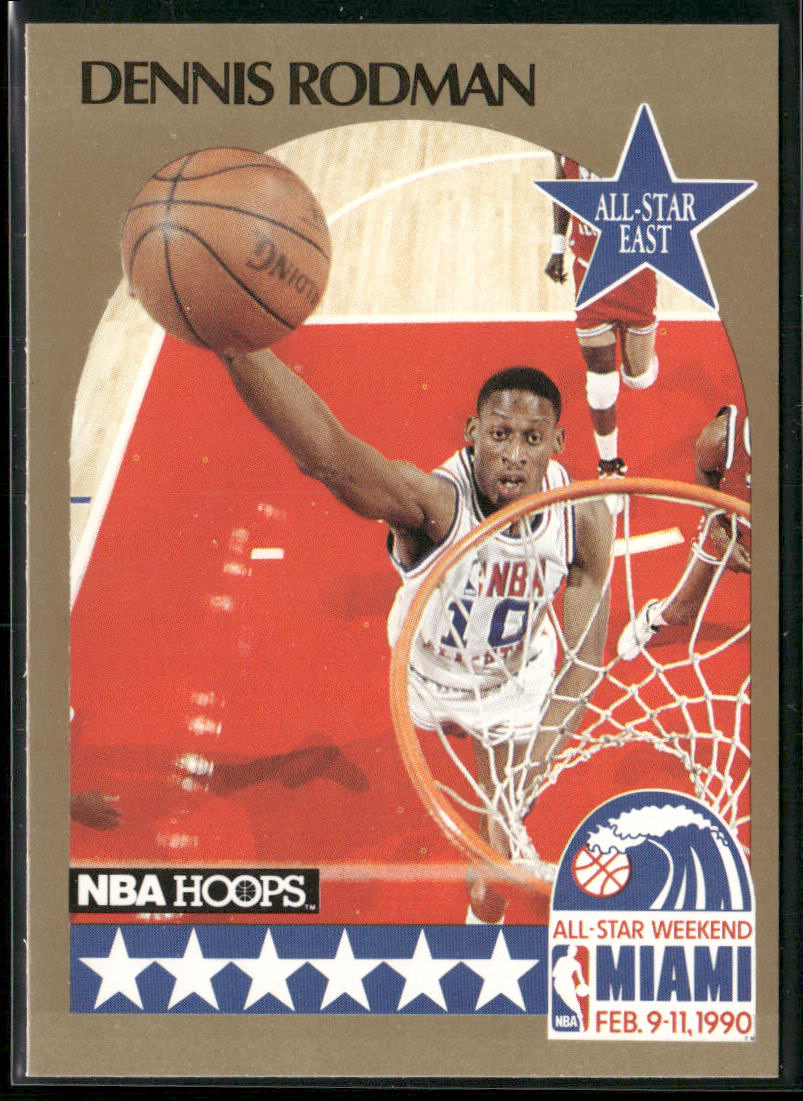 Dennis Rodman 1990-91 Hoops #10 Detroit Pistons