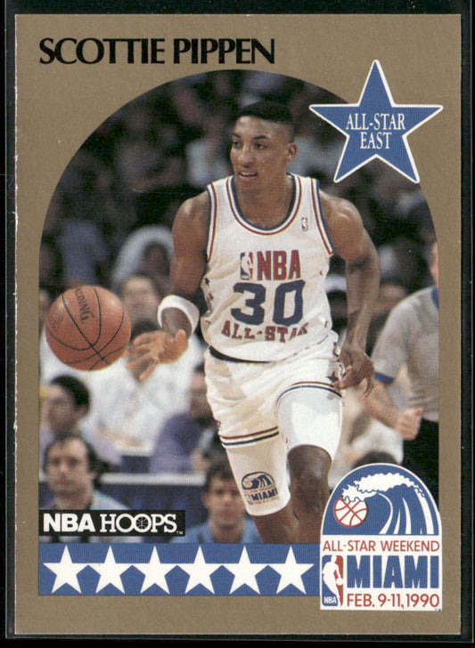 Scottie Pippen 1990-91 Hoops #9 Chicago Bulls