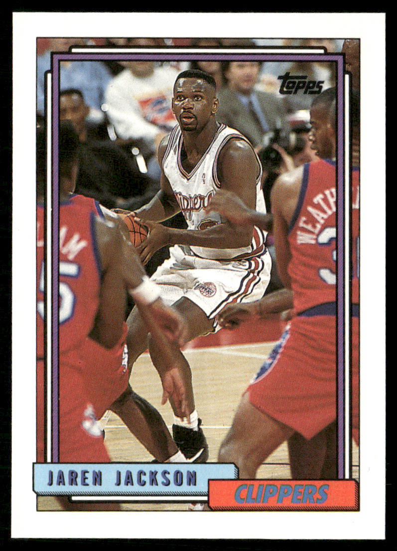 Jaren Jackson 1992-93 Topps Gold #358 RC Los Angeles Clippers