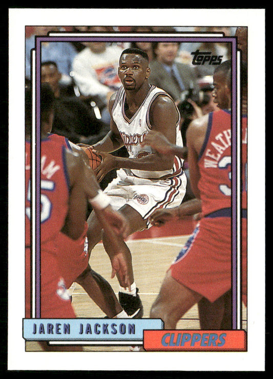 Jaren Jackson 1992-93 Topps Gold #358 RC Los Angeles Clippers