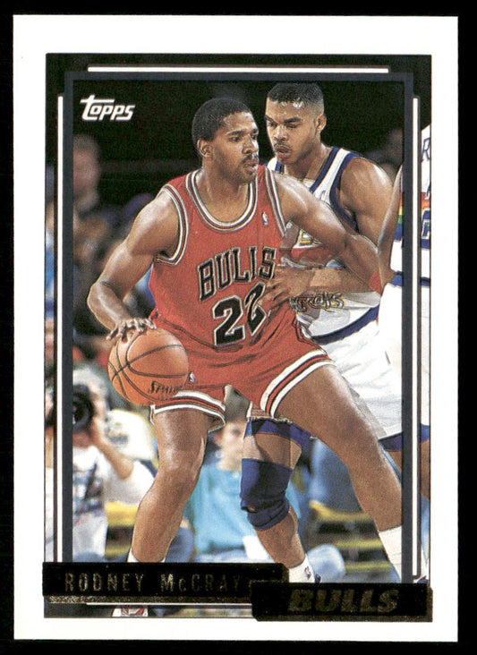 Rodney McCray 1992-93 Topps Gold #368 Chicago Bulls